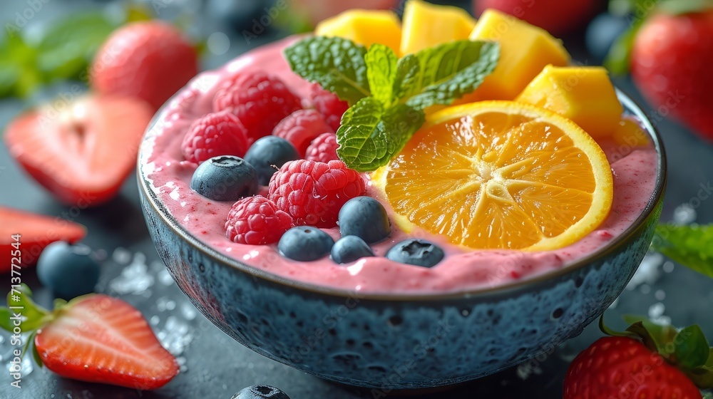 Color Burst Smoothie Bowl Color Burst Smoothie Bowl