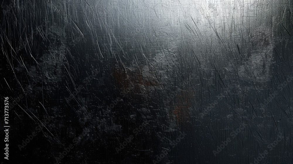 Abstract metal background with space and black and gray slash effect, Generative AI. - obrazy, fototapety, plakaty 