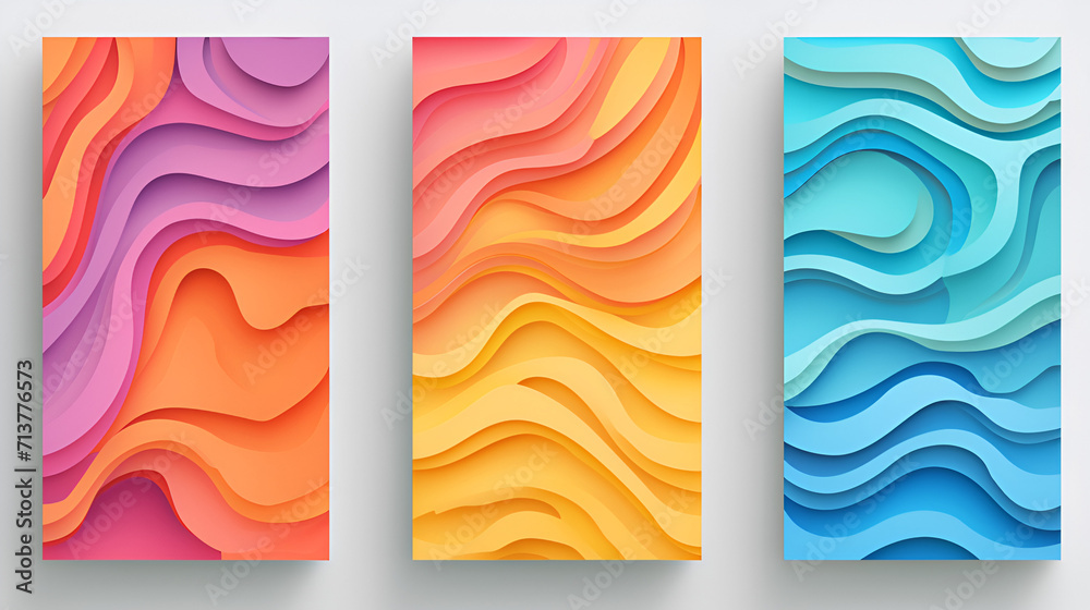 Fototapeta premium Bright colorful watercolor paint background texture on withe background ai generative