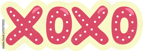 Cute Xoxo Typography