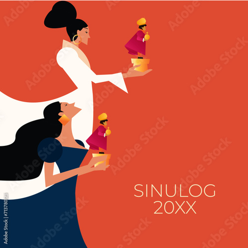 Cultural Revelry: Colorful Sinulog Festivities in Devotion to Senior Santo Nino