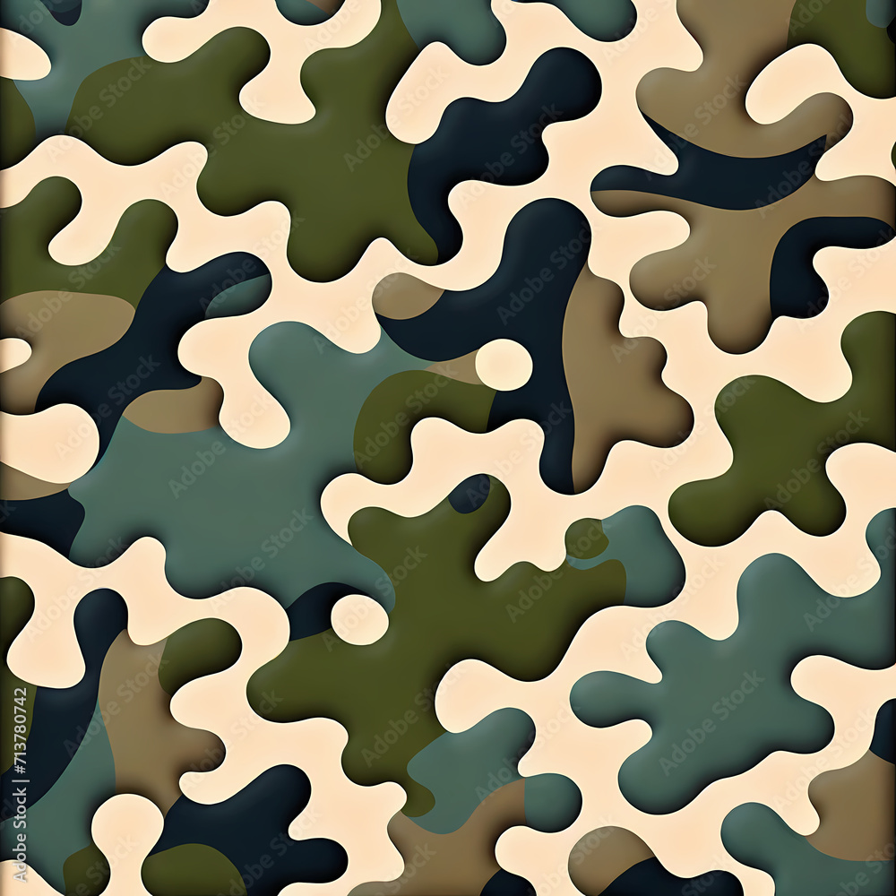 Camouflage seamless pattern Camouflage seamless pattern