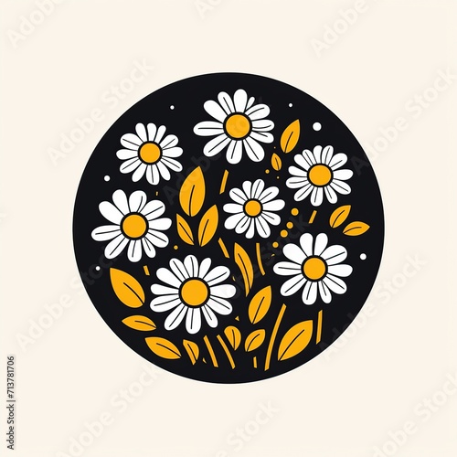 vector flower icons are great for decorate presentations. Generative AI