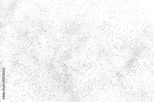 Black texture overlay. Dust grainy texture on white background. Grain noise stamp. Old paper. Grunge design elements. Vector illustration. 