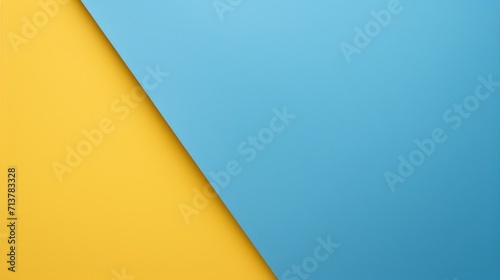 Background featuring pastel paper colors in blue and yellow.
