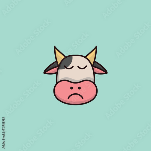 Cute Cow Illustartion © Sketch Graphic