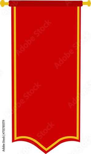 Free Download Red Flag Vertical Banner - GFXLoad