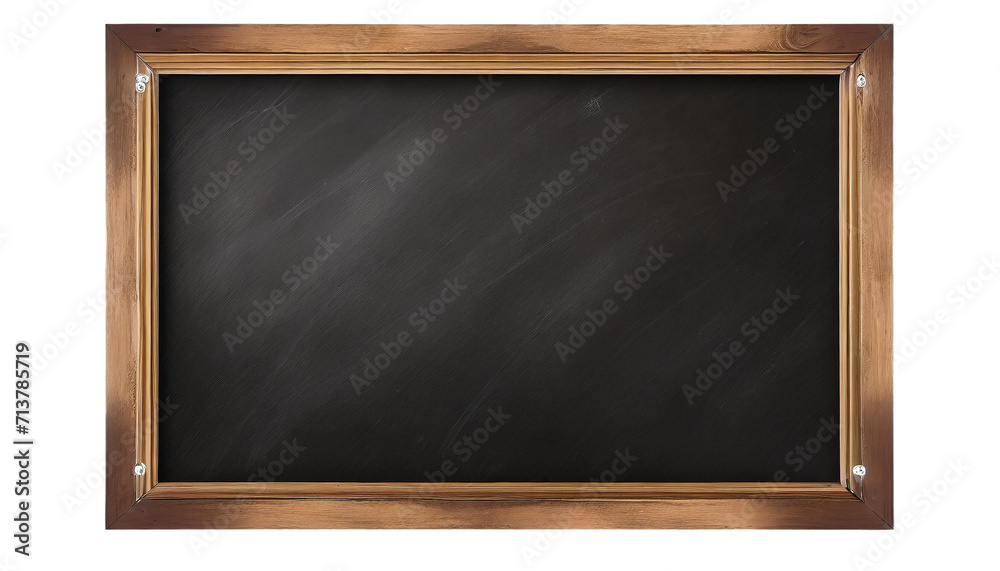 Blackboard with wooden frame isolated on transparent background. Blackboard with wooden frame isolated on transparent background.