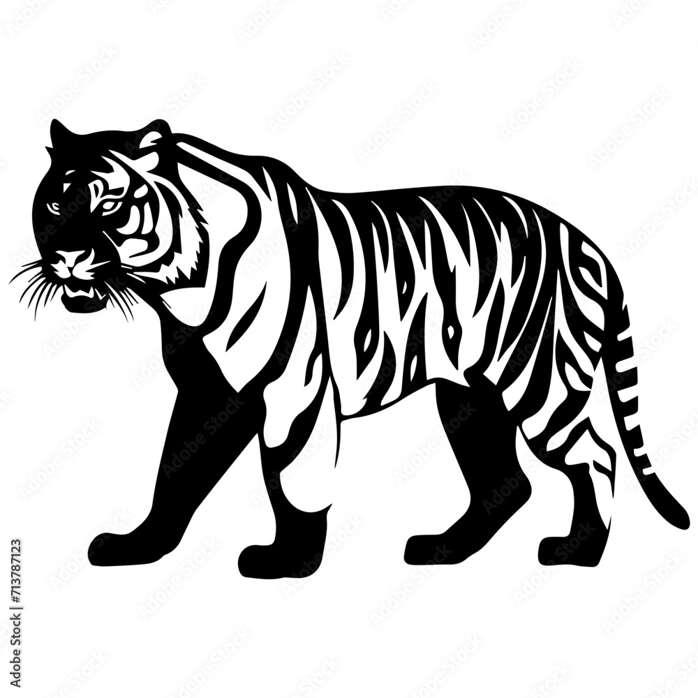 Obraz premium tiger illustration