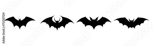 silhouette of bats photo