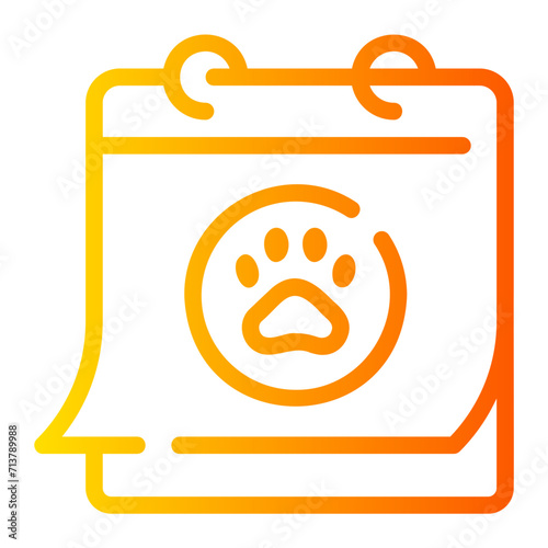 daycare gradient icon