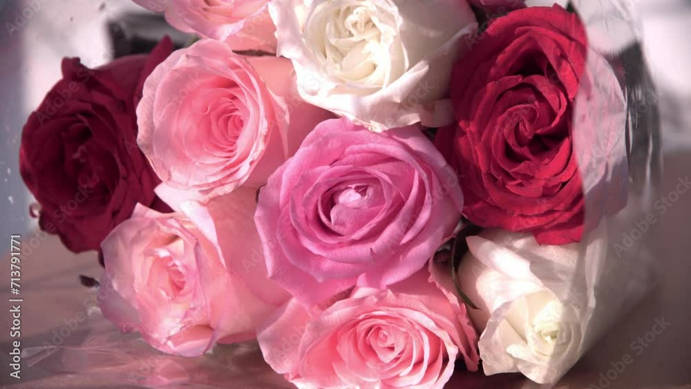 ฺฺBouquet of roses, Valemtine day concept.