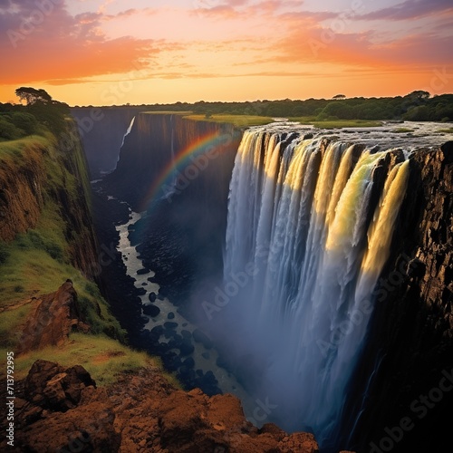  Victoria Falls  Zambia and Zimbabwe This landscape is unsurprisingly one of the top places to visit in Africa. Nestled between Zambia and Zimbabwe on the Zambezi River