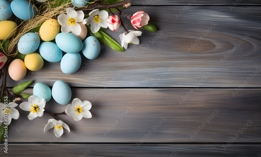 Naklejka premium easter background