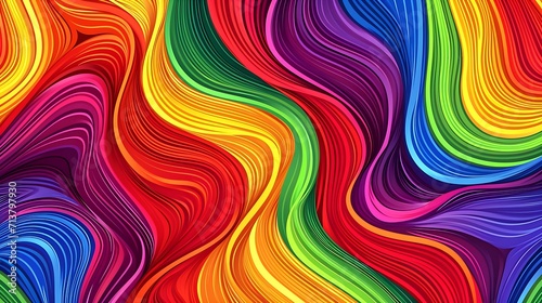 Gay Pride Abstract Rainbow Background