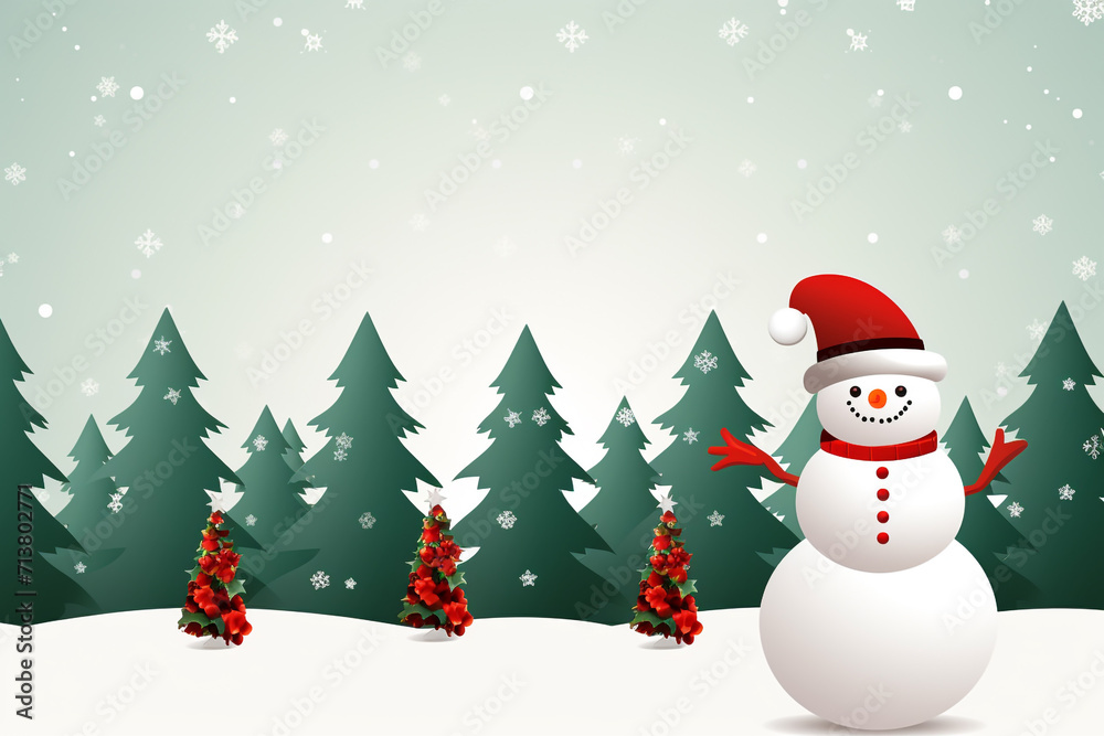 Christmas background with copy space