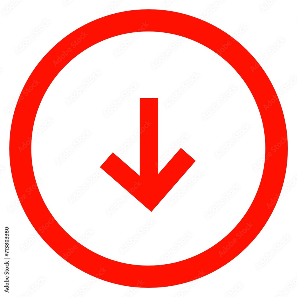 Down arrow circle icon Down arrow circle icon