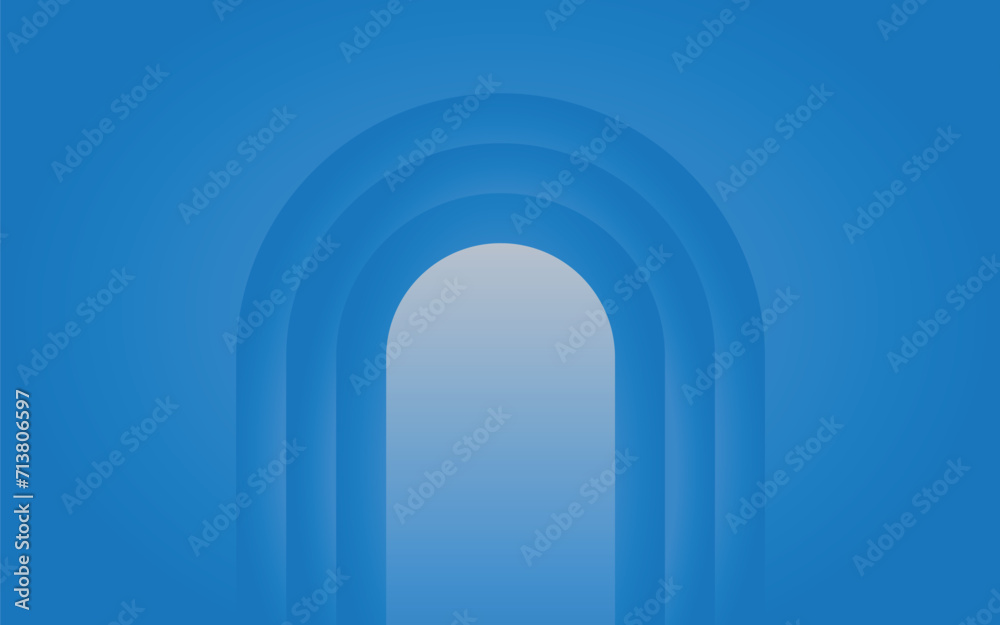 Minimal Blue Gate Background Minimal Blue Gate Background