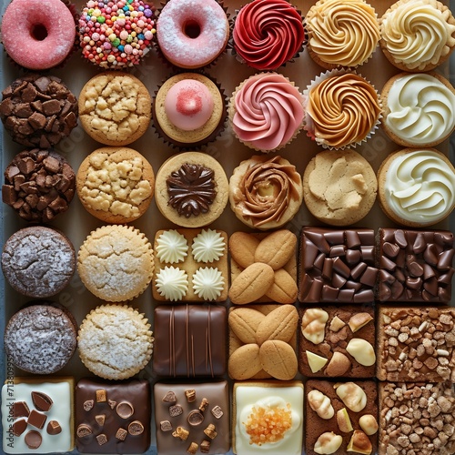 assortment of sweets