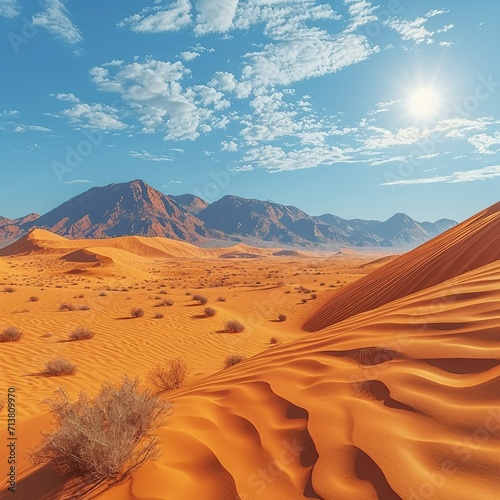 sand dunes in the desert