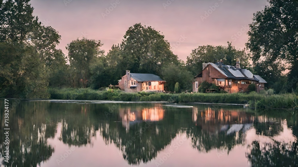 Home In River Background Very Cool Home In River Background Very Cool
