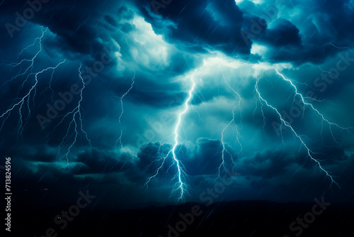 Electrical Storm Illuminates the Dark Night