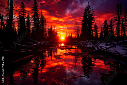 The beauty of forest twilight © Kepa