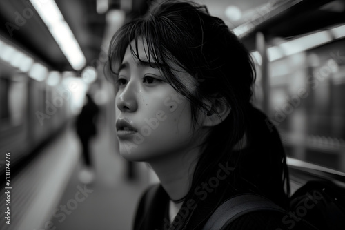 Reflections at the Subway Station