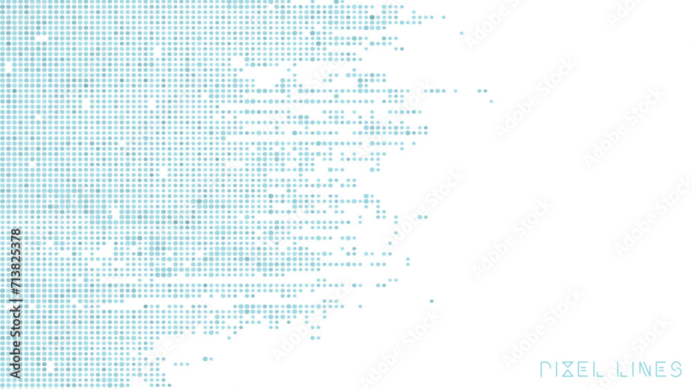 Technology blue pixelated background