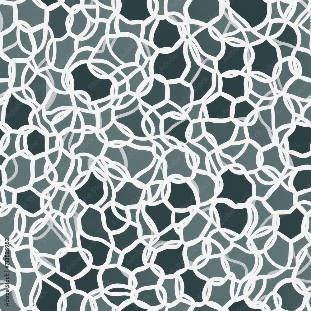 Organic forms. Abstract seamless pattern. AI generated. Organic forms. Abstract seamless pattern. AI generated.