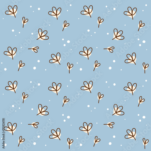 cute flower seamless parttern. Pattern for textiles, wrapping paper, wallpapers, backgrounds