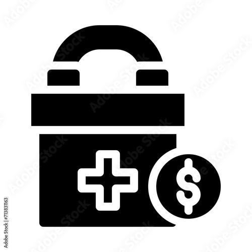 emergency funds glyph icon