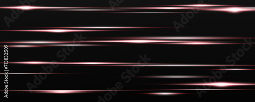 Set of realistic vector red stars png. Set of vector suns png. White flares with highlights. 