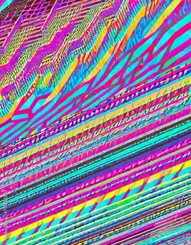 abstract colorful background with stripes and lines