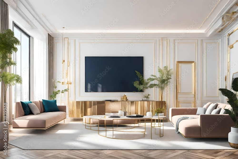 Fototapeta premium modern living room