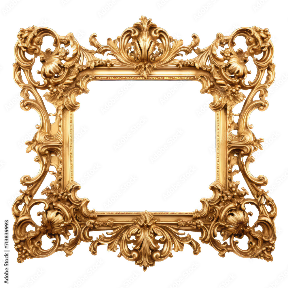 Renaissance frame. Vintage Frame. Unique Frame. PNG Transparent ...