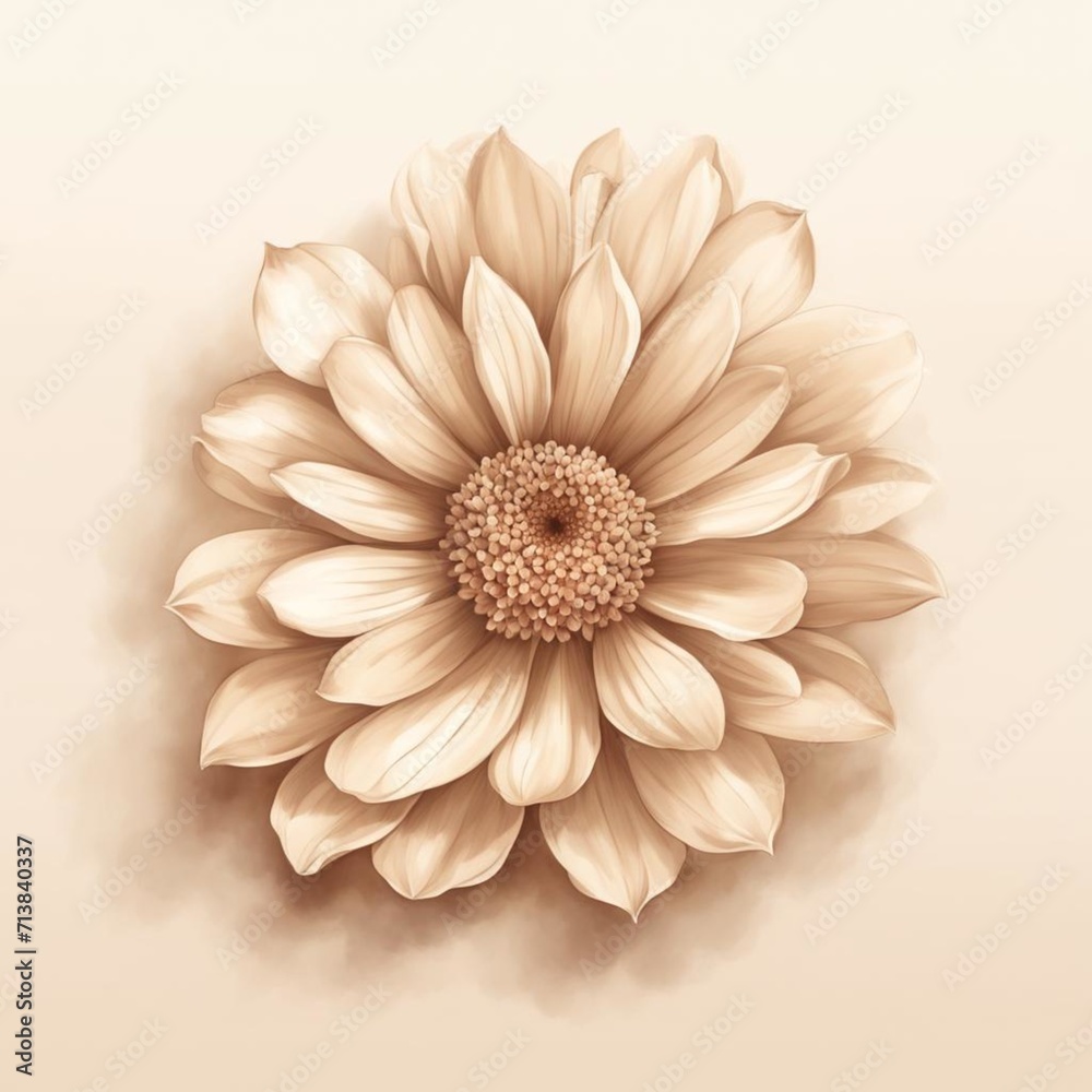 Fototapeta premium white chrysanthemum flower