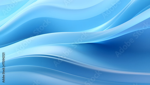 Abstract blue background. Seamless abstract blue texture background featuring elegant swirling curves in a wave pattern, set against a bright blue fabric material background.