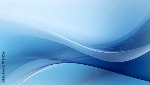 Abstract blue background. Seamless abstract blue texture background featuring elegant swirling curves in a wave pattern, set against a bright blue fabric material background.