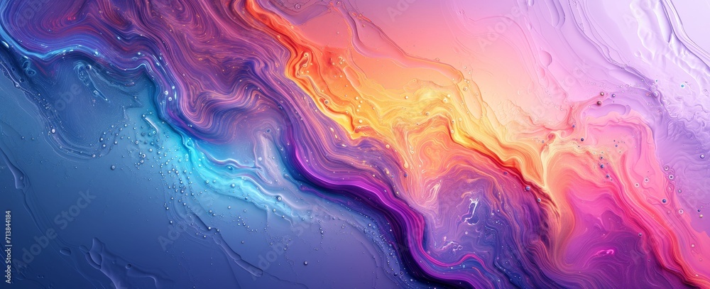 Luminous Textured Waves in Rainbow Shades Luminous Textured Waves in Rainbow Shades