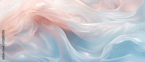 Soft Pastel Fluid Abstract Background