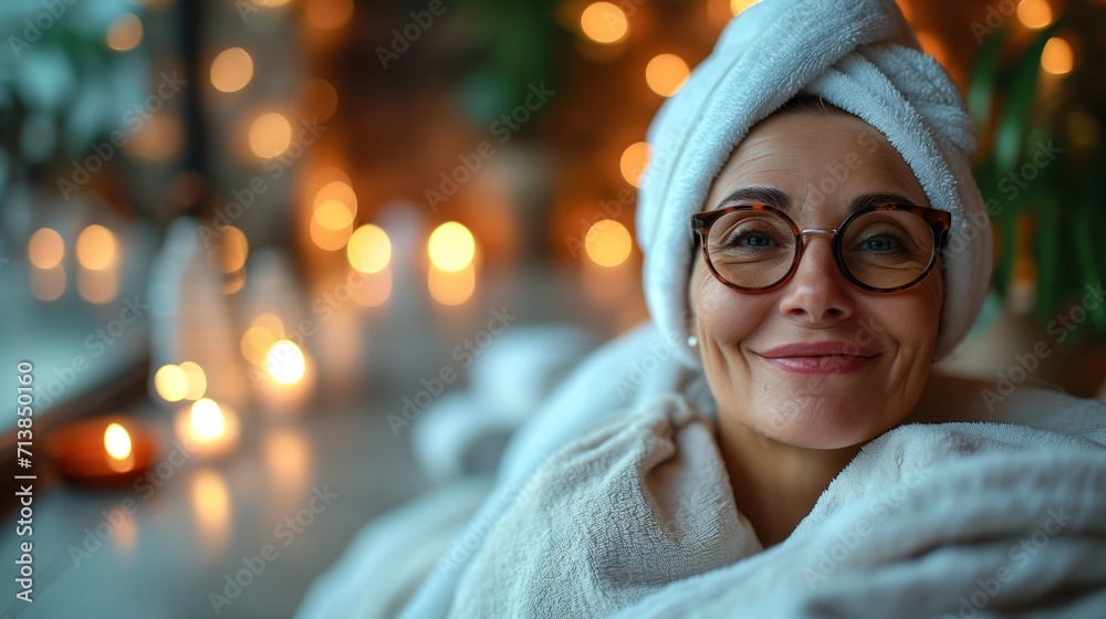 Mature senior woman getting facial treatment on spa treatment enjoying relax and vacation in resort Mature senior woman getting facial treatment on spa treatment enjoying relax and vacation in resort