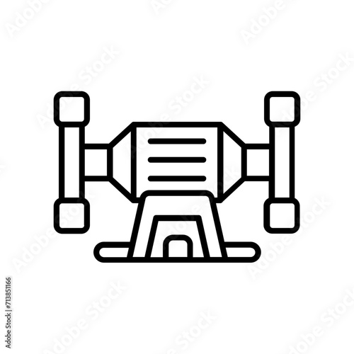 Bench Grinder icon. outline icon