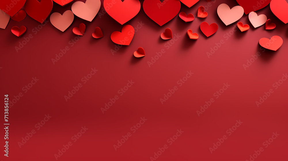Valentine's Day, love and romance background, background with heart shapes Valentine's Day, love and romance background, background with heart shapes