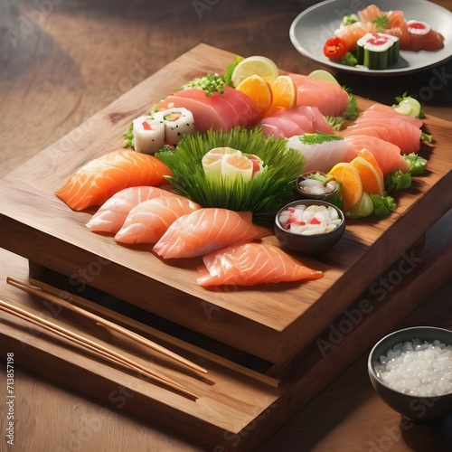 Sashimi Background Very Cool