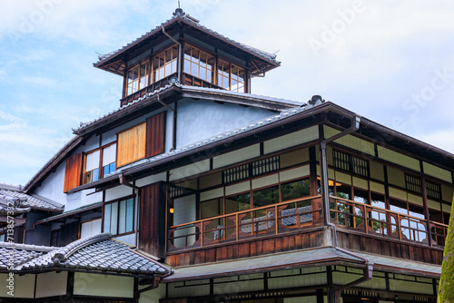 wooden house in the garden