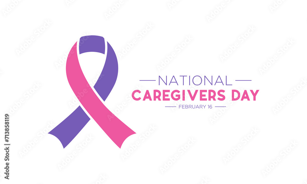 National caregivers day is observed every year on the 16th February. Health and Medical Awareness Vector template for banner, card, poster and background design. Vector illustration. National caregivers day is observed every year on the 16th February. Health and Medical Awareness Vector template for banner, card, poster and background design. Vector illustration.