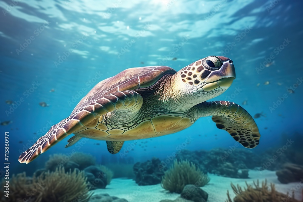 Fototapeta premium sea turtle