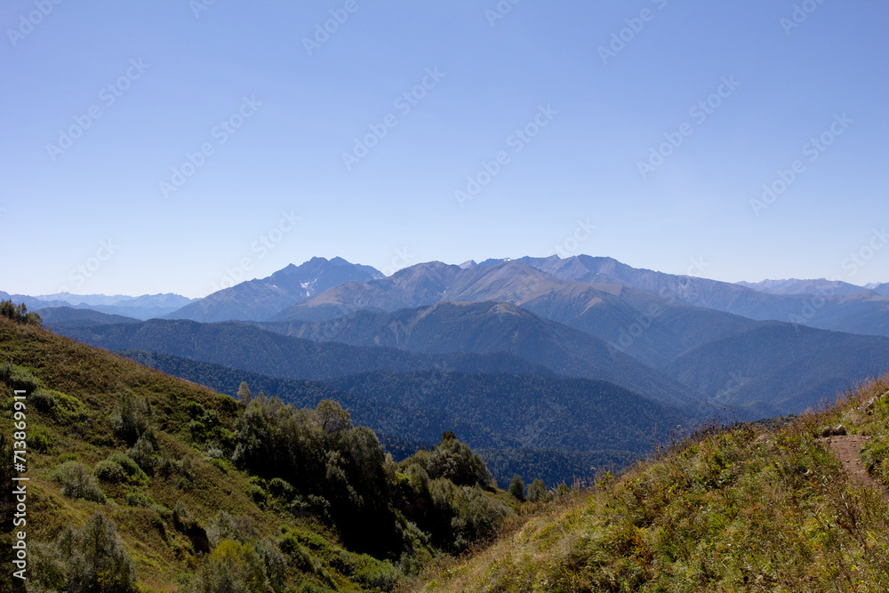 the beginning of autumn, nature walks, panoramic views, hiking trails and recreation in the mountains. the beginning of autumn, nature walks, panoramic views, hiking trails and recreation in the mountains.