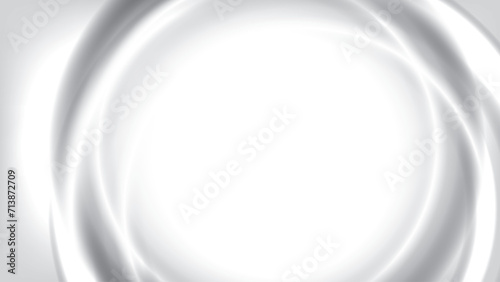 Abstract gray and white color gradient background with circle shape. Vector illustration.